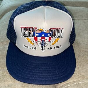“New”WT, Military Desert Storm Saudia Arabia Adjustable Baseball Hat